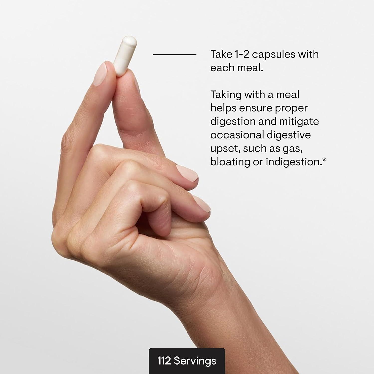 imageTHORNE Betaine HCL amp Pepsin Digestive Enzymes for Protein Breakdown and Absorption 225 Capsules225 Count Pack of 1