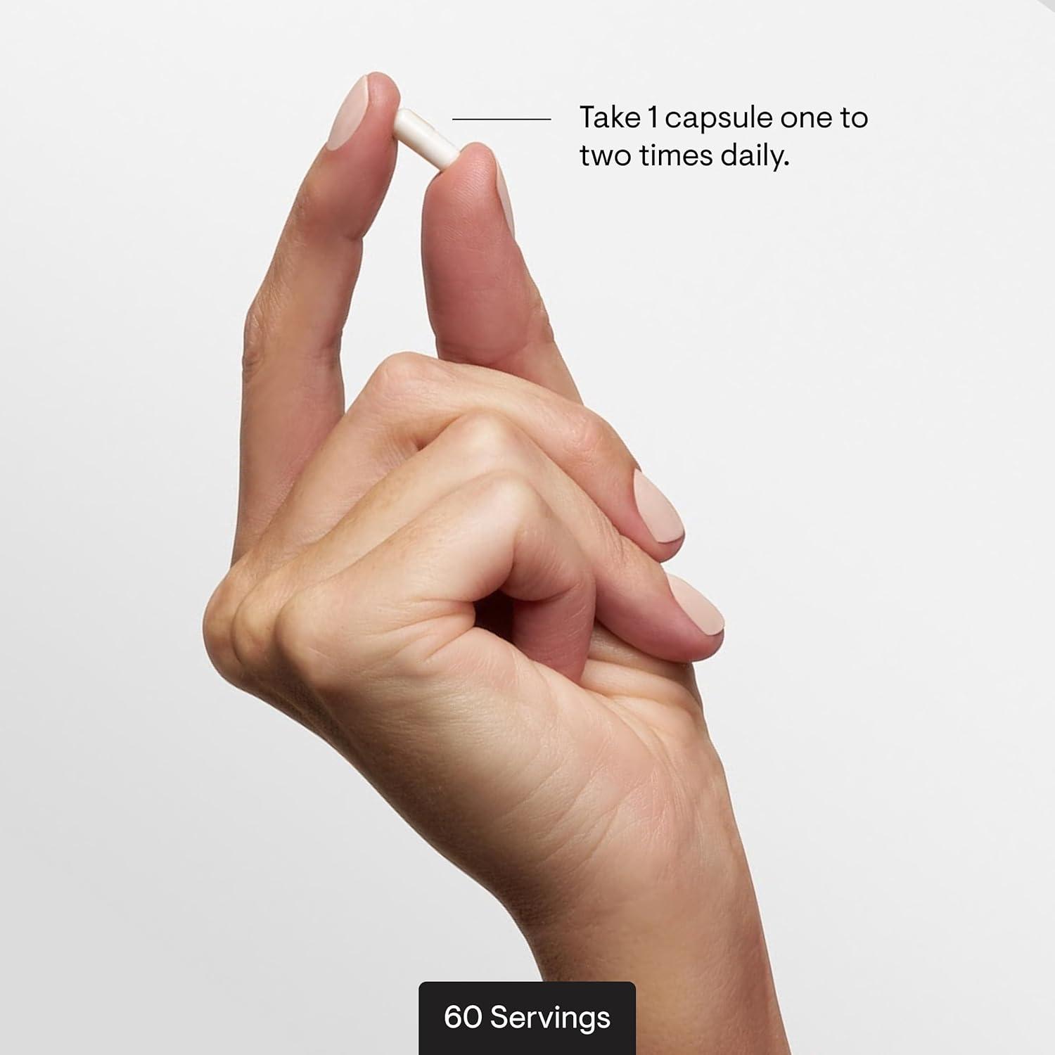 imageTHORNE Biotin Vitamin B7 Supplement for Healthy Hair Nails Skin amp Metabolism 60 Capsules