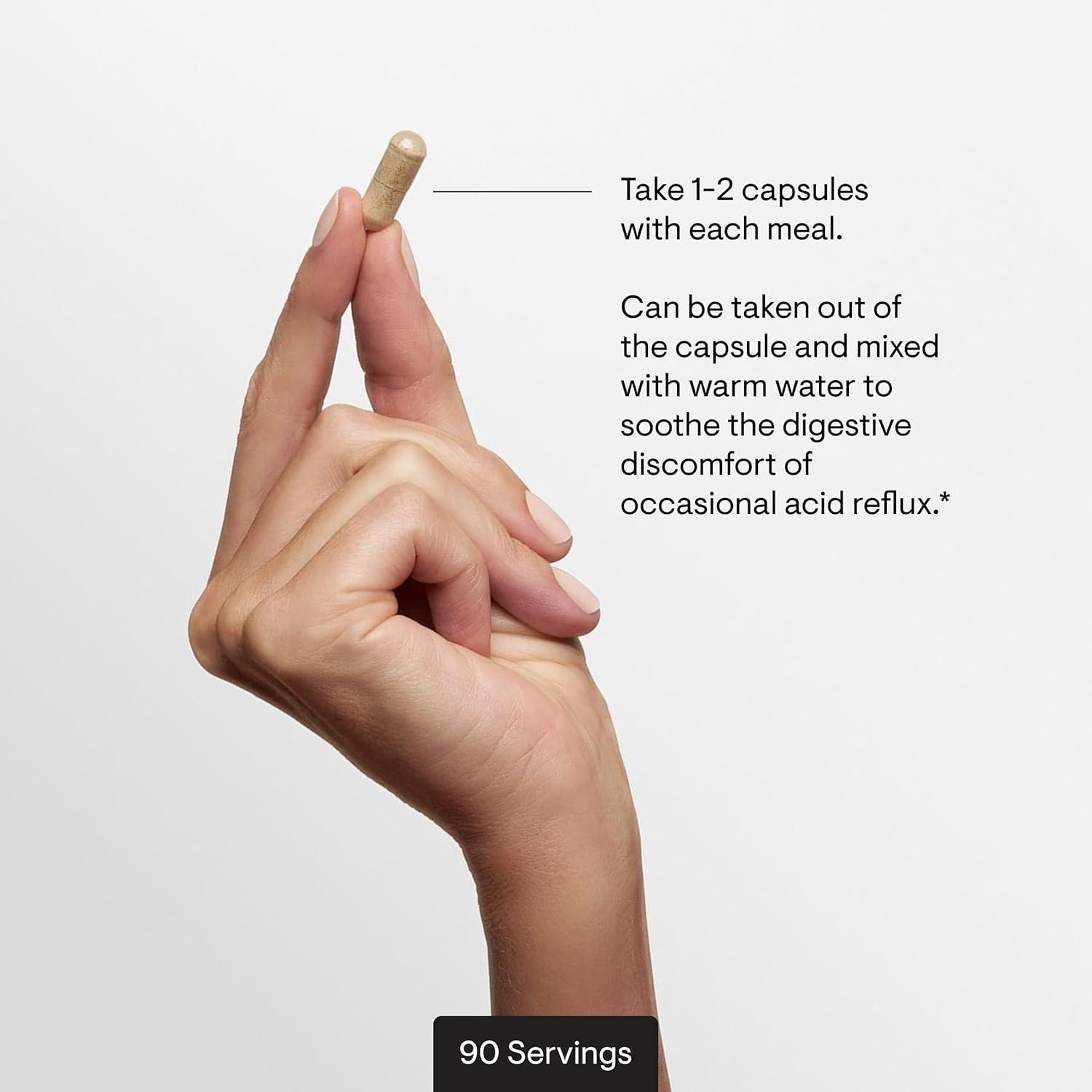 imageTHORNE GI Relief Digestion Supplement Supports Gut Health amp Bloating Relief Formulated with Marshmallow Root Aloe Vera Gel DGL amp Slippery Elm Bark 90 Servings1