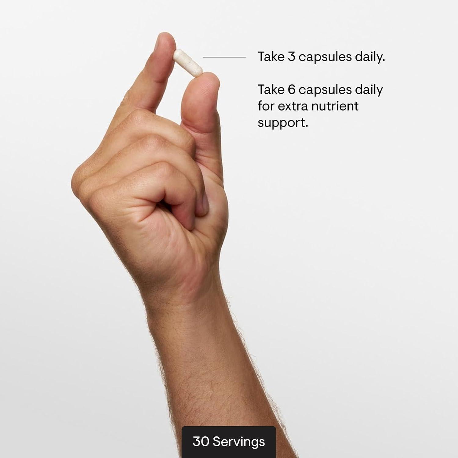 imageTHORNE Mens Multi 50 Comprehensive Daily Multivitamin with Vitamins A B6 B12 C D E Zinc amp More Support Heart Brain Prostate Muscle amp Immune Health 180 Capsules