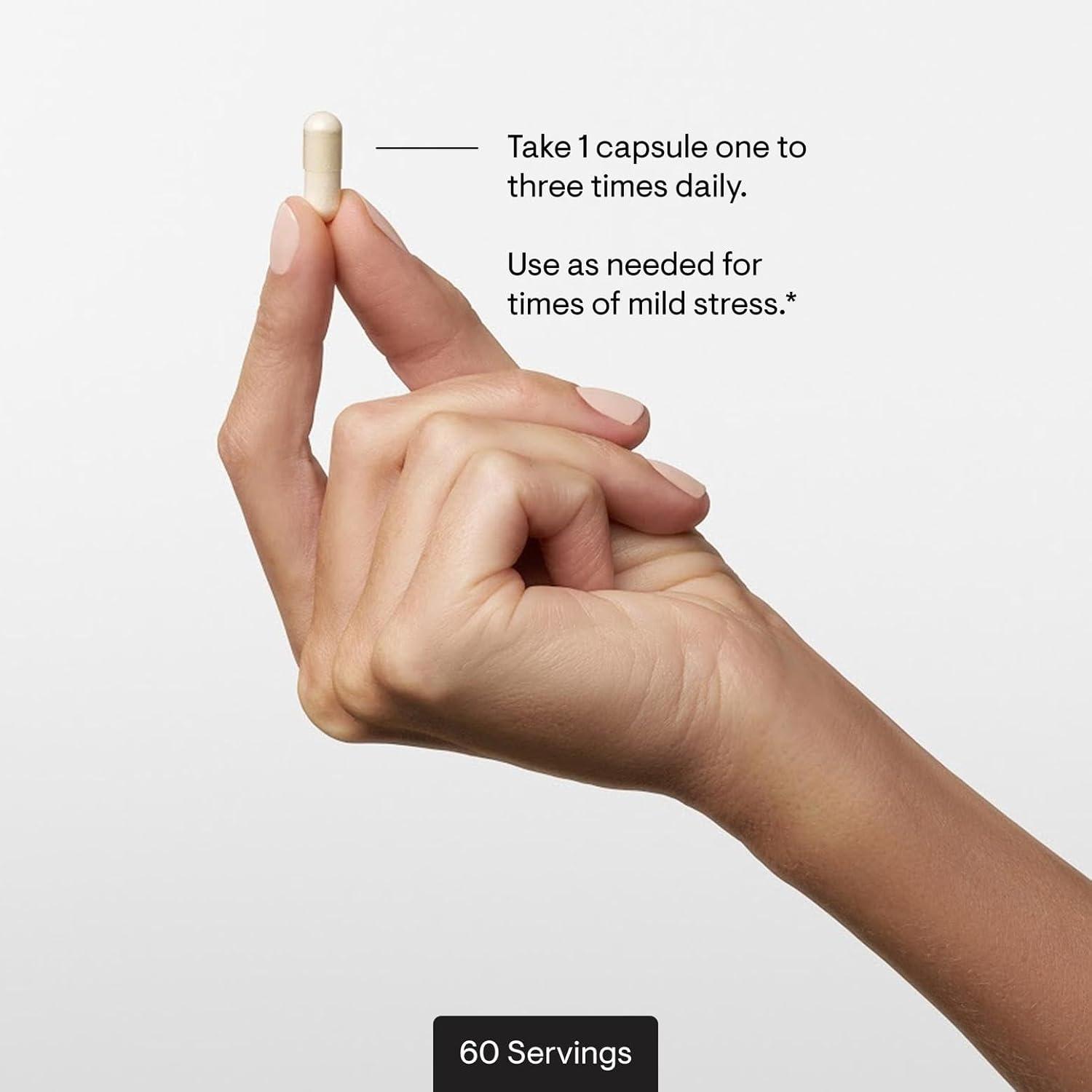 imageTHORNE PharmaGABA100 GABA Supplement 100 mg Natural Source GammaAminobutyric Acid Support a Calm State of Mind and Restful Sleep 60 Capsules