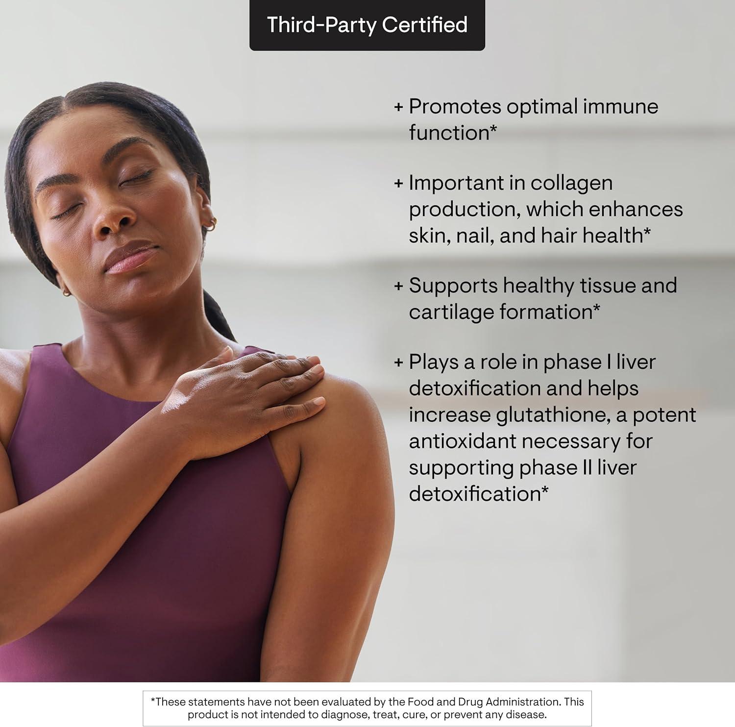 imageTHORNE Vitamin C 1000 mg Formerly Ascorbic Acid Supplement Supports Healthy Immune Function amp Collagen Formation Provides Antioxidant Support ThirdParty Certified 60 Servings60 Count Pack of 1