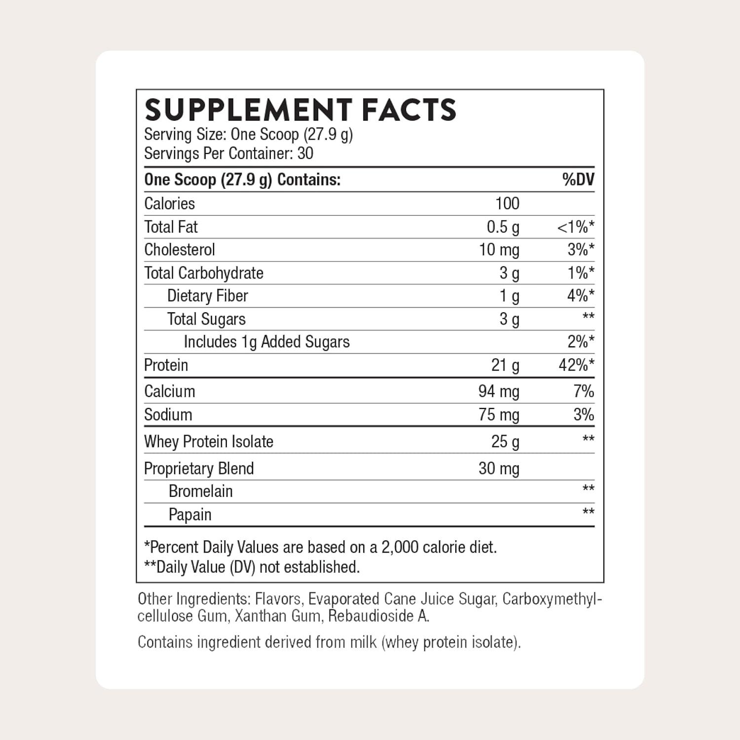 imageTHORNE Whey Protein Isolate 21 Grams of EasytoDigest Whey Protein Powder NSF Certified for Sport Vanilla 1379 Ounces 14 PacketsVanilla