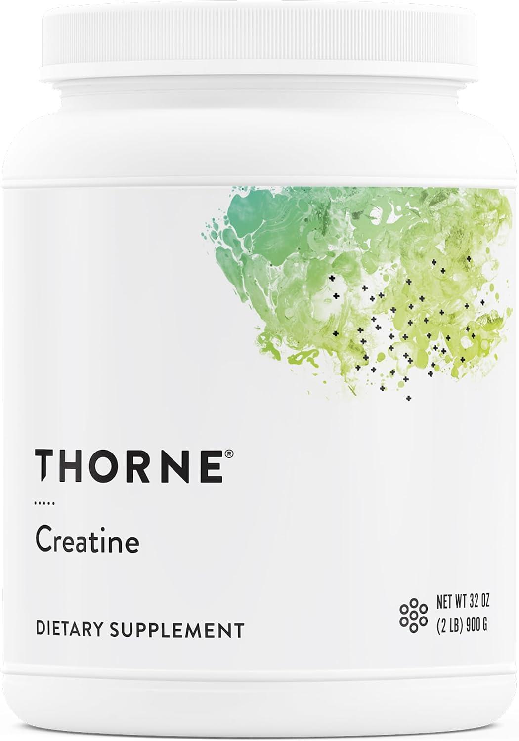imageTHORNE Creatine Micronized Creatine Monohydrate Powder Support for Muscles amp Cognitive Function for Women amp Men Unflavored NSF Certified for Sport 5 g per Serving 180 ServingsUnflavored