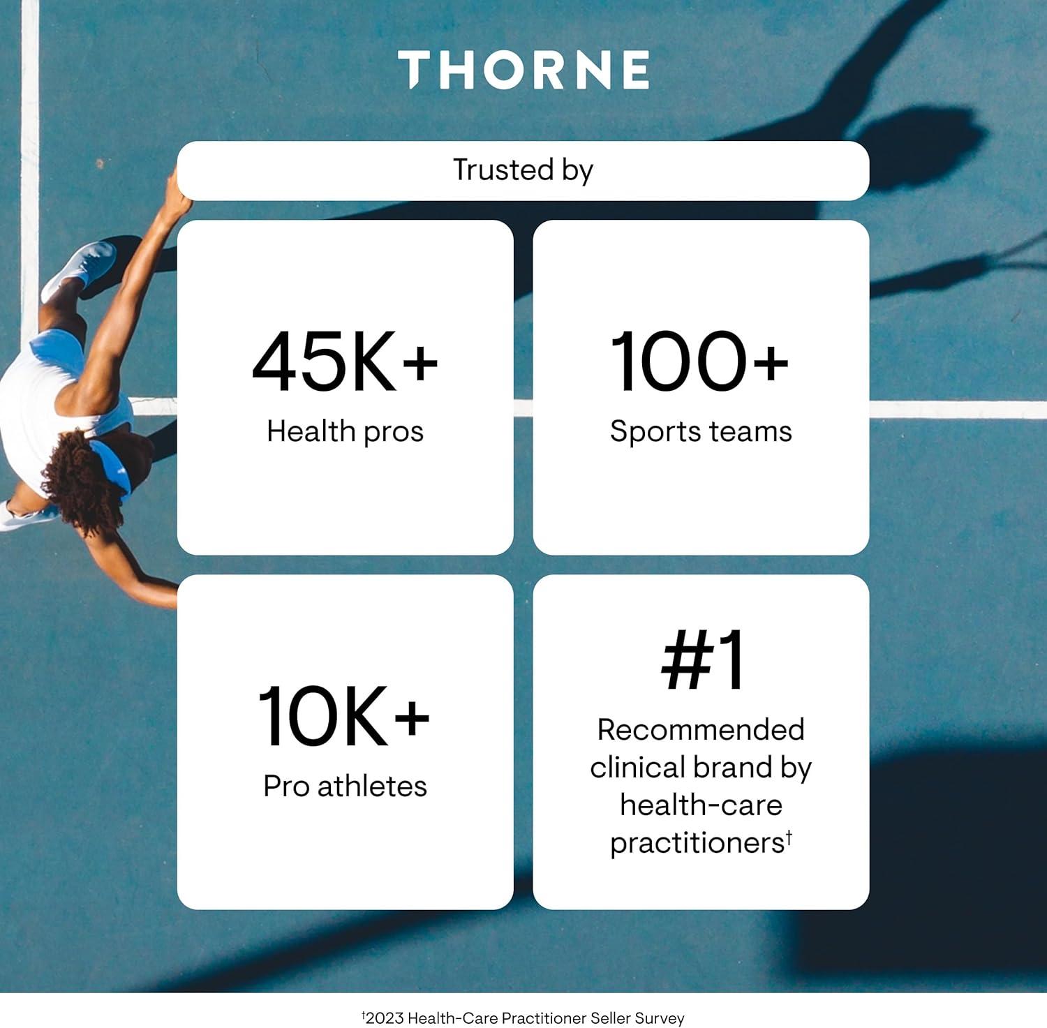 imageTHORNE Creatine Micronized Creatine Monohydrate Powder Support for Muscles amp Cognitive Function for Women amp Men Unflavored NSF Certified for Sport 5 g per Serving 180 ServingsStrawberry