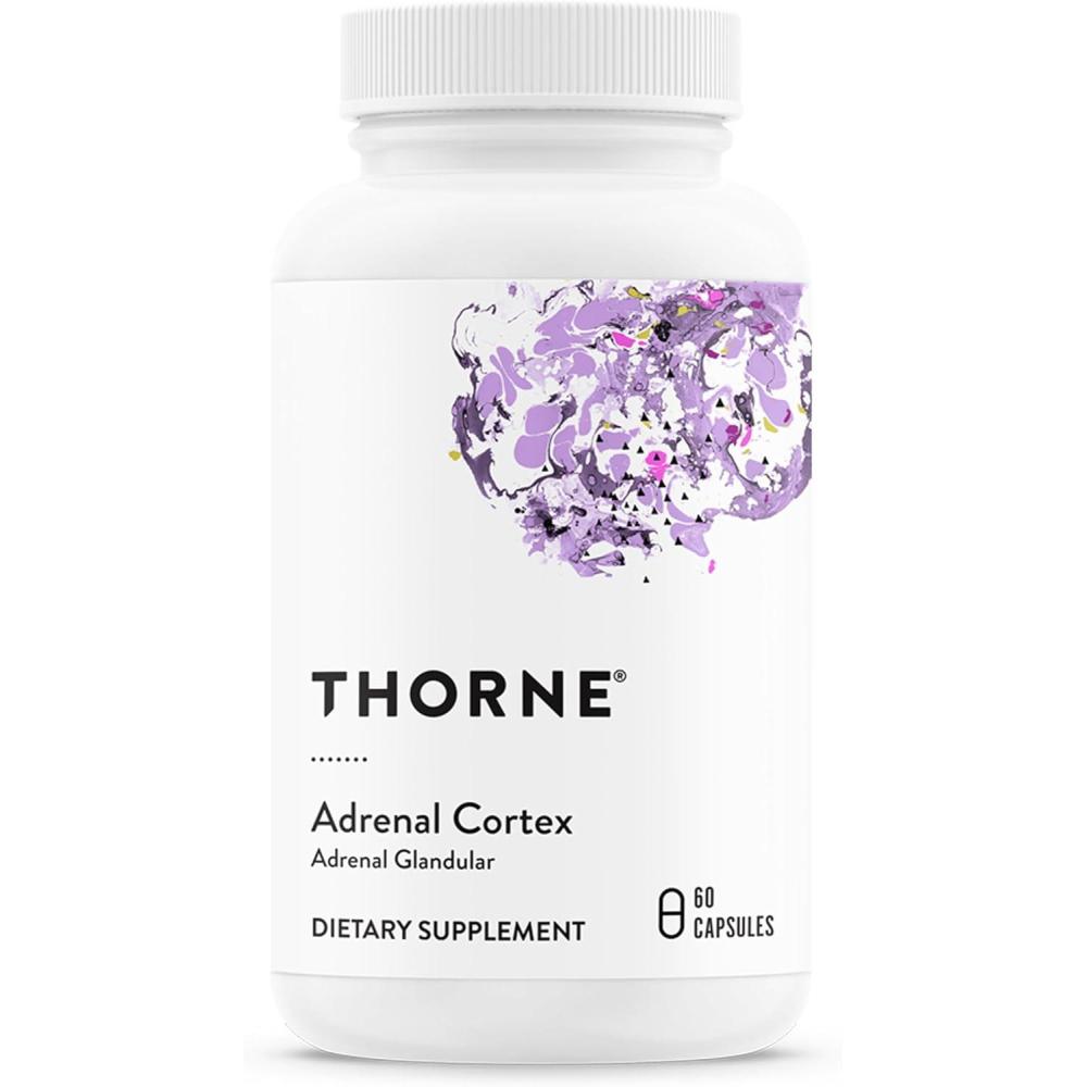 imageTHORNE Adrenal Cortex Supplement for Cortisol Management Support Healthy Adrenal Gland Function Immune System Stress Management Fatigue amp Metabolism 60 Capsules60 Count Pack of 1