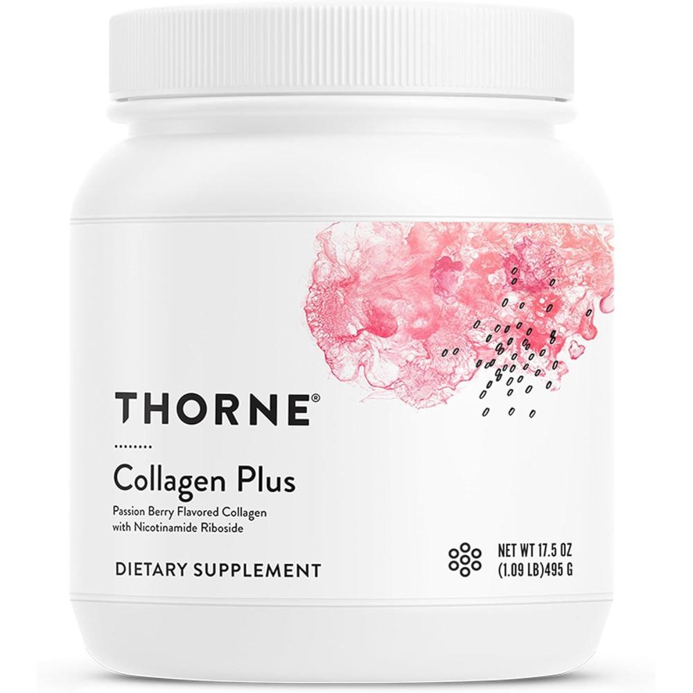 imageTHORNE  Collagen Plus  Collagen Peptides Powder with Nicotinamide Riboside amp Clinically Studied Ingredients for Skin Texture amp Moisture  Healthy Skin Hair amp Nails  175 Oz  30 Servings