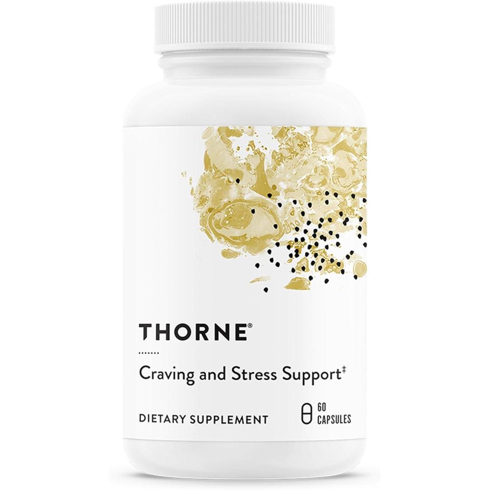 imageTHORNE Craving and Stress Support 5MTHF B Vitamins Folate amp Plant Extracts to Support Sleep Cravings amp Stress 30 Servings