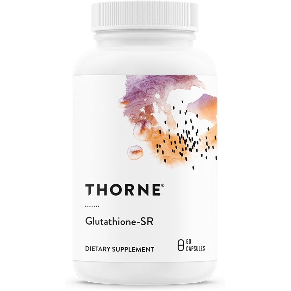 imageTHORNE GlutathioneSR SustainedRelease Glutathione for Antioxidant Support 60 Capsules