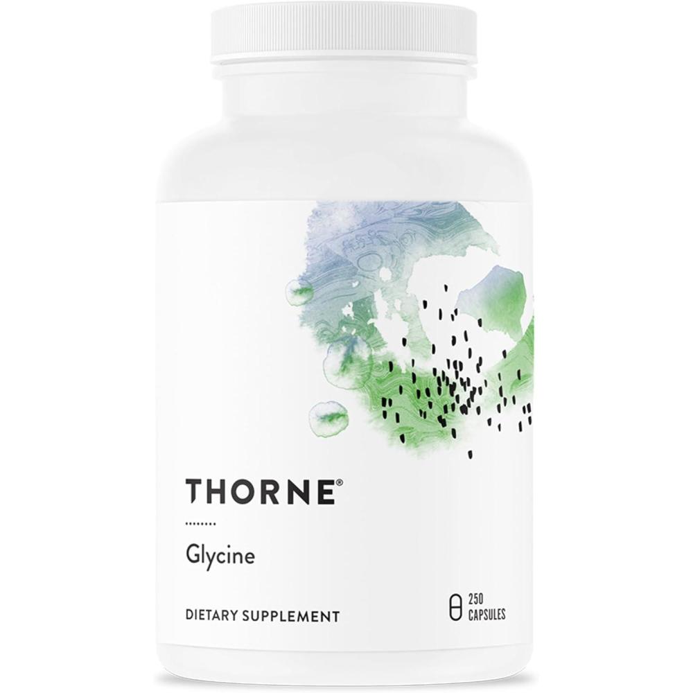 imageTHORNE Glycine Amino Acid Support for Relaxation Detoxification and Muscle Function 250 Capsules