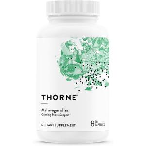 THORNE – Ashwagandha – Highly Concentrated Shoden – Calming Stress Support for Women & Men* – Supports Daytime Energy, Mental Clarity & Optimal Immune Function* – 30 Capsules(30 Count (Pack of 1))