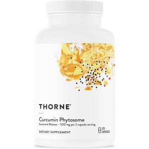 THORNE – Curcumin Phytosome 500 mg (Meriva) – Sustained Release, Clinically Studied – Supports Healthy Inflammatory Response in Joints, Muscles, GI Tract, Liver, Brain & Nerves* – 60 Servings