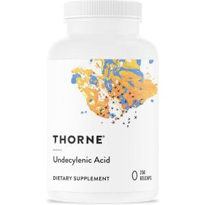 THORNE – Undecylenic Acid (Formerly Formula SF722) – 250 mg of Undecylenic Acid – for a Healthy Balance of Gut & Vaginal Flora* – Gluten Free – 250 Gelcaps – 50 Servings