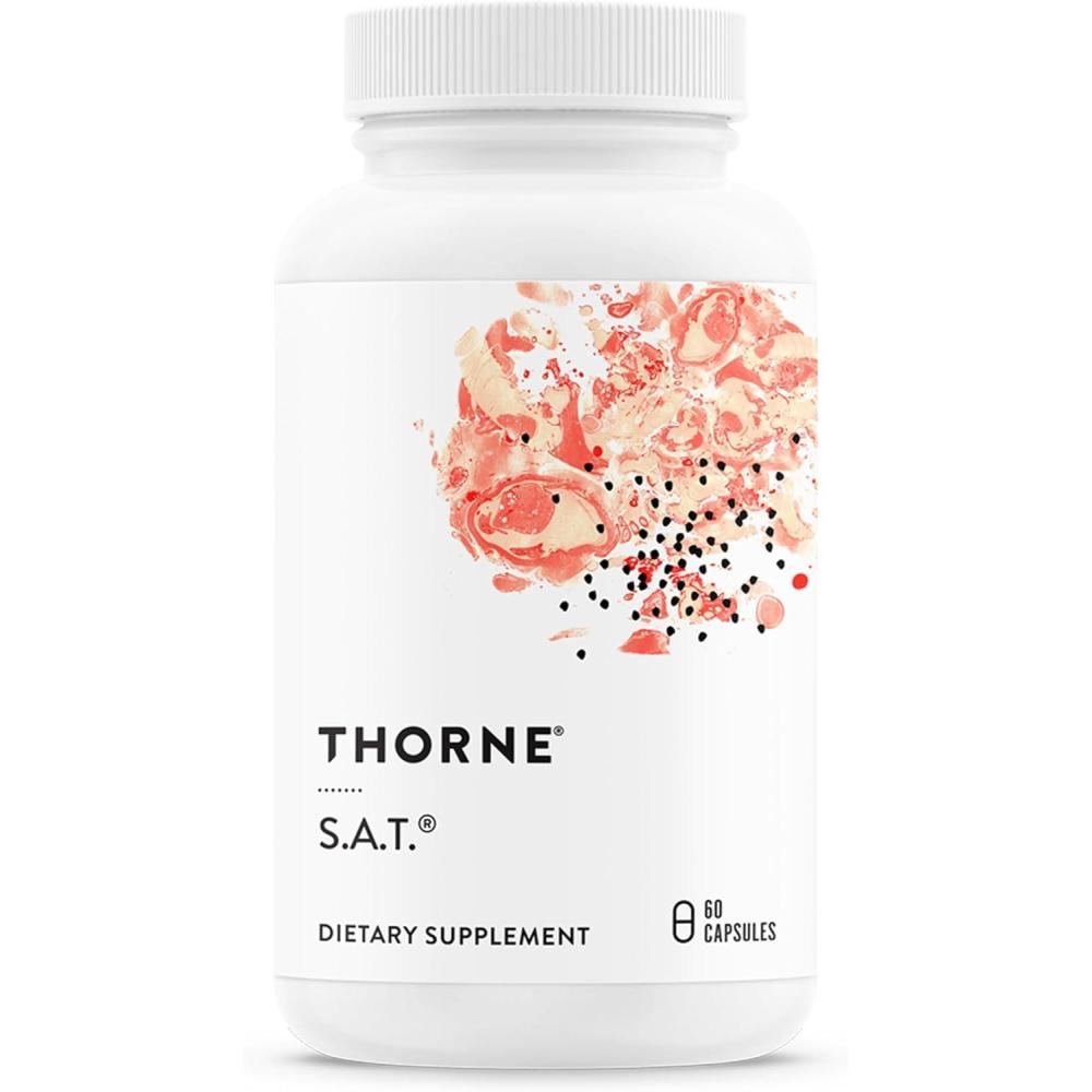 imageTHORNE SAT Milk Thistle Complex with Silymarin Artichoke and Turmeric Extracts for Liver Support Soy Gluten amp Dairy Free 60 Capsules