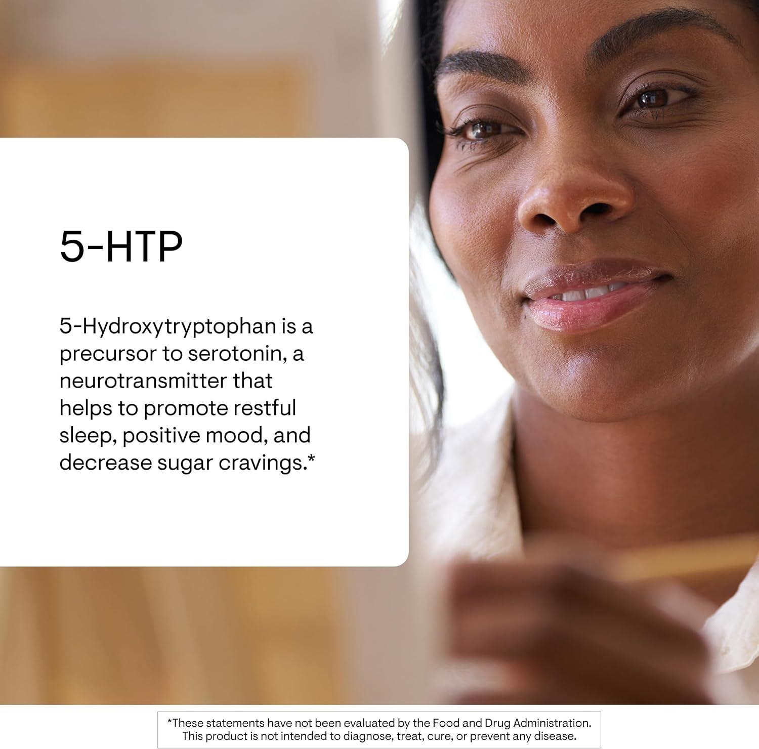 imageTHORNE 5HTP Formerly 5Hydroxytryptophan Contains Vitamin B6 Serotonin Support for Sleep and Stress Management Gluten Dairy amp SoyFree 90 Capsules