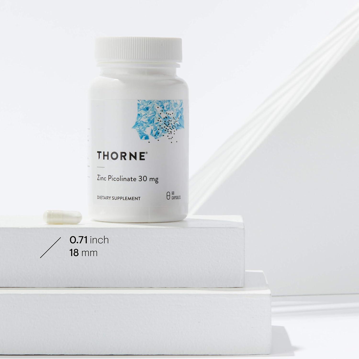 imageTHORNE Trace Minerals Bundle Zinc Picolinate and Copper Bisglycinate Essentials for Wellness 60 Servings