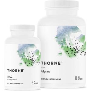 THORNE – Detox Duo – Liver, Kidney, & Immune Support Bundle – NAC & Glycine – 30 to 125 Servings