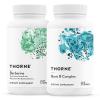 THORNE – Basic B Complex (60 Capsules) & Berberine (60 Capsules) Bundle – Supports Heart Health, Immune System Function & Brain Health – Gluten Free, Dairy Free
