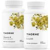 THORNE – Bone Health Bundle – Vitamin K & Vitamin D-5000 Combo for Strong Bones – 30 to 60 Servings